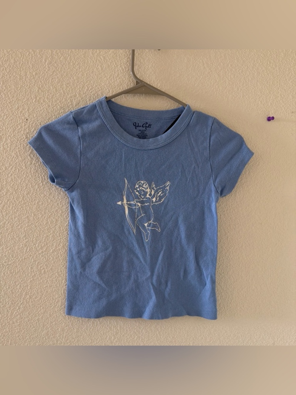 Brandy Melville Light Blue Ashlyn Cupid top